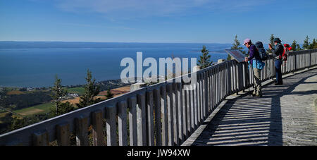 Amerika, Kanada, Québec, Gaspésie, Carleton, auf dem Weg bis zum Mont Mont St-Joseph St-Joseph, die Kapelle Stockfoto