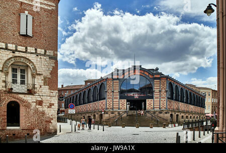 Europa, Frankreich, Royal, Tarn, Albi Stadt, überdachte Markt Stockfoto