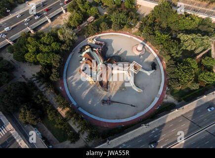 Gulliver Park im Herzen der Turia-gärten, Valencia Stockfoto