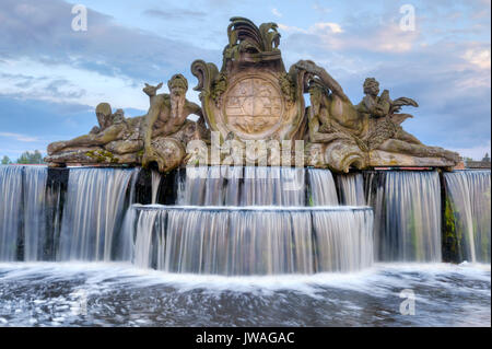 Kaskade, Ludwigslust, Mecklenburg-Vorpommern, Deutschland Stockfoto