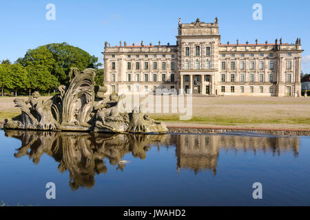 Schloss Ludwigslust und Cascade, Mecklenburg-Vorpommern, Deutschland Stockfoto