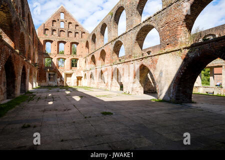 Kloster am Doberaner Münster, Bad Doberan, Mecklenburg-Vorpommern, Deutschland ruinieren Stockfoto