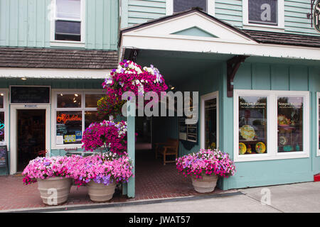La Conner Dorf, Staat Washington, USA, Amerika Stockfoto