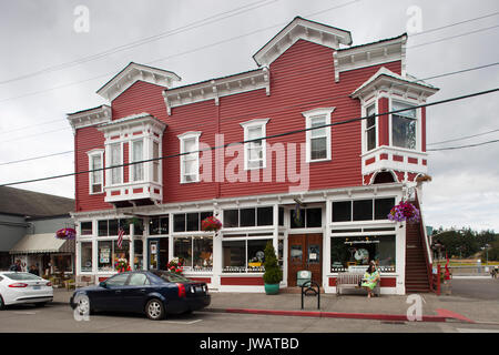 La Conner Dorf, Staat Washington, USA, Amerika Stockfoto