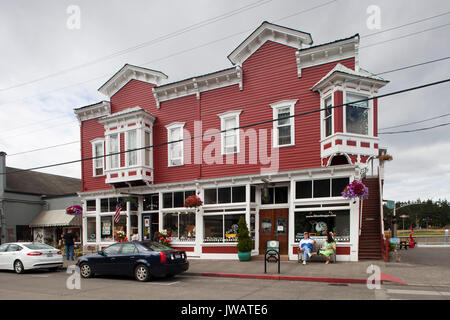La Conner Dorf, Staat Washington, USA, Amerika Stockfoto