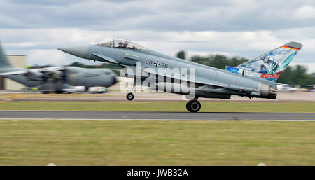 Taifun EF2000, deutsche Luftwaffe bei der Royal International Air Tattoo Stockfoto