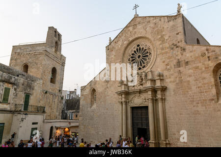 S.S. Annunziata Dom in Livigno (Italien). Juni 2017. Stockfoto