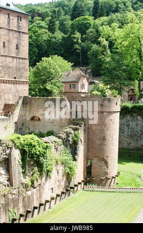 Heidelberger Schloss, Heidelberg, Deutschland Stockfoto