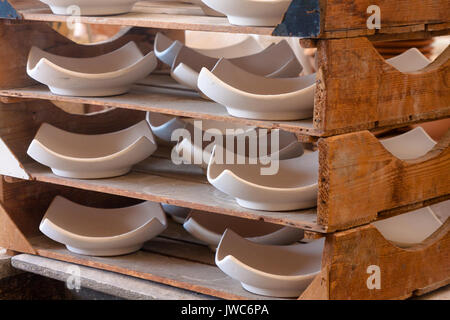 Küste von Amalfi, keramische Produktion Stockfoto