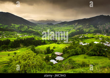 Magische sahara Tal, Artvin Türkei Stockfoto