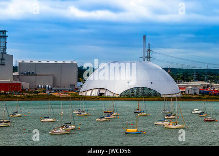 Entsorgung, Energierückgewinnung, Kraftwerk, Southampton, Großbritannien Stockfoto