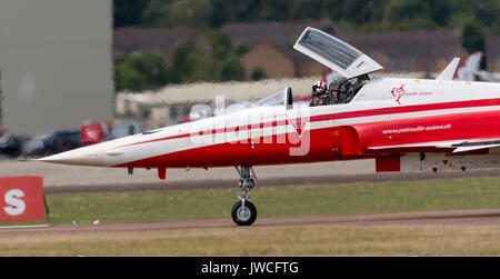 Patrouille Suisse, schwedische Luftwaffe Stockfoto