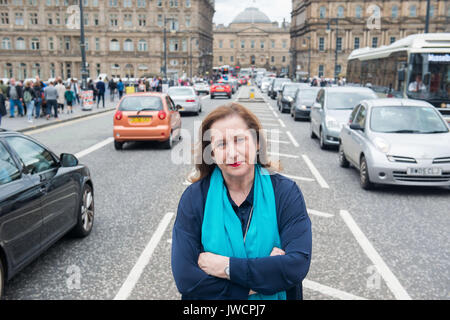 Cllr Lesley Macinnes SNP Stadtrat für Liberton/Gilmerton Verkehr und Umwelt Convener Stockfoto