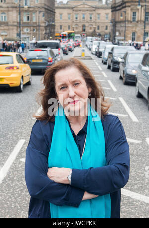 Cllr Lesley Macinnes SNP Stadtrat für Liberton/Gilmerton Verkehr und Umwelt Convener Stockfoto