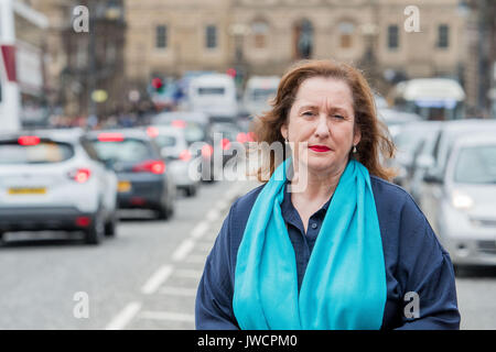 Cllr Lesley Macinnes SNP Stadtrat für Liberton/Gilmerton Verkehr und Umwelt Convener Stockfoto