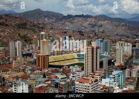 Estadio Olímpico Hernando Siles, La Paz, Bolivien, Südamerika Stockfoto