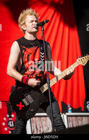 Monza, Italien am 17. Juni 2017 Summe 41 führt live bei I-Tage Festival, Autodromo di Monza. © Davide Merli/Alamy leben Nachrichten Stockfoto