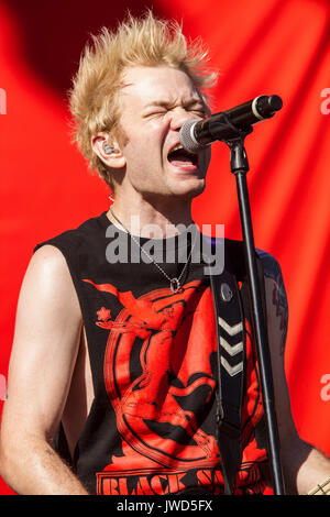 Monza, Italien am 17. Juni 2017 Summe 41 führt live bei I-Tage Festival, Autodromo di Monza. © Davide Merli/Alamy leben Nachrichten Stockfoto