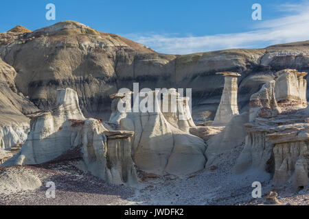 Dramatische erosional Landschaft/Bisti De-Na-Zin Wilderness in der Nähe von Farmington, New Mexico, USA Stockfoto