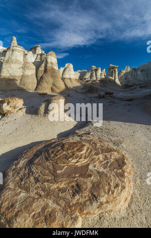 Dramatische erosional Landschaft/Bisti De-Na-Zin Wilderness in der Nähe von Farmington, New Mexico, USA Stockfoto