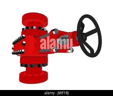 Blowout-Preventer. Vektor Stock Vektor