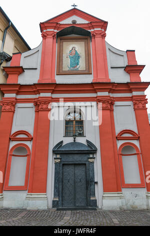 Kirche der Hll. Johannes der Täufer und Johannes der Evangelist in Krakau Altstadt, Polen. Stockfoto