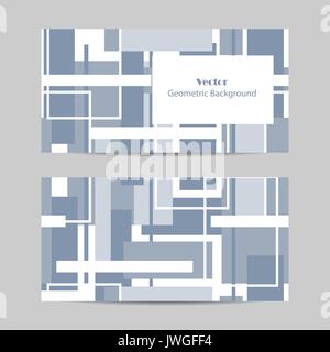 Reihe von Bannern, horizontale Stock Vektor