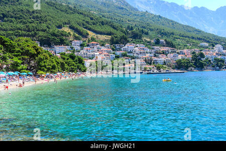 Küste von Makarska, Kroatien. Stockfoto