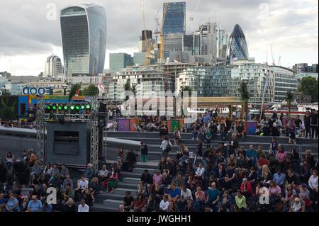 Skyline von London, verschiedene Ansichten Stockfoto