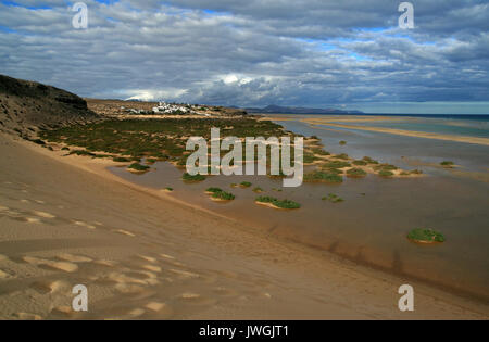 Playa Sotavento, Fuerteventura, Kanarische Inseln, Spanien Stockfoto