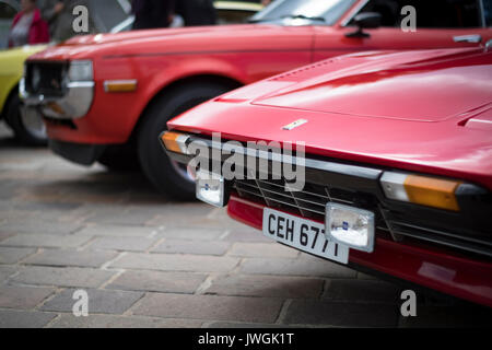 Schönen Ferrari bei der jährlichen Bradford Classic Car Show, im August 2017 getroffen Stockfoto