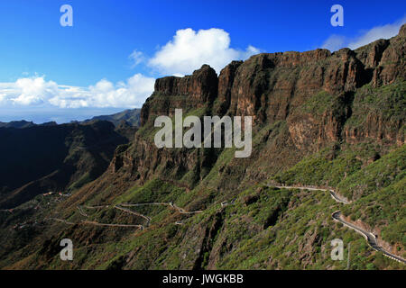 Masca Schlucht, Teneriffa, Kanarische Inseln, Spanien Stockfoto