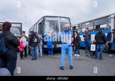 Ikarus 260 Bus, 25-jähriges Jubiläum der ROPID Stockfoto