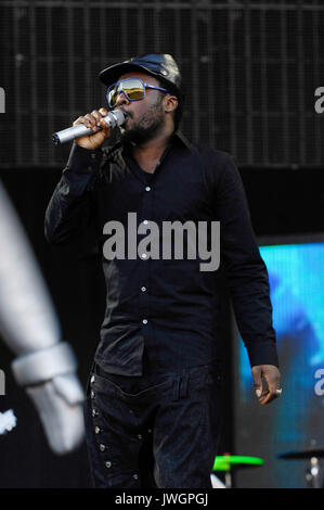 Will.i.am Black Eyed Peas durchführen 2009 Außerhalb landet Festival Golden Gate Park San Francisco August 29,2009. Stockfoto