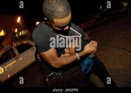 Jas Prince Lil Twist Backstage America's Most Wanted Tour Gibson Amphitheater Los Angeles. Stockfoto