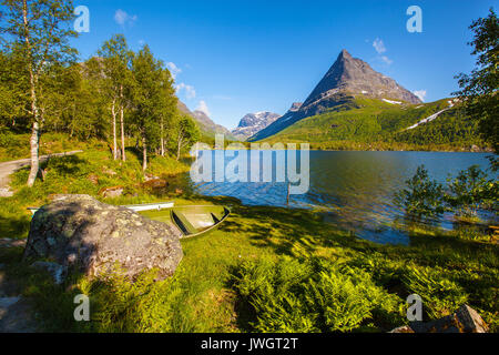 Das Tal Innerdalen Tal schöne Wanderziele, Norwegen Stockfoto