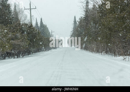 Winter driving Stockfoto