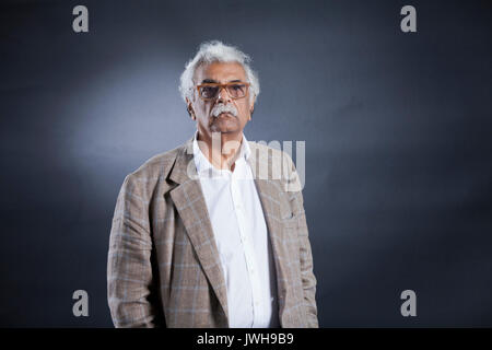 Tariq Ali, der British-Pakistani Schriftsteller, beim Edinburgh International Book Festival erscheinen. Edinburgh, Schottland. 12. August 2017 Bild von Gary Doak Stockfoto