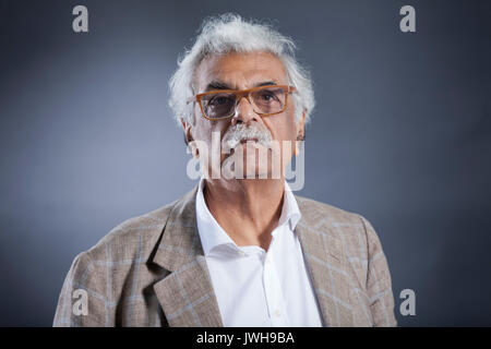 Tariq Ali, der British-Pakistani Schriftsteller, beim Edinburgh International Book Festival erscheinen. Edinburgh, Schottland. 12. August 2017 Bild von Gary Doak Stockfoto