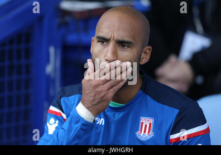 LEE GRANT Stoke City FC Everton GOODISON PARK ENGLAND 12. August 2017 Stockfoto