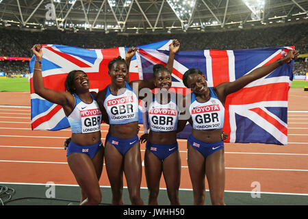 London, Großbritannien. 12 August, 2017. IAAF Weltmeisterschaften, Queen Elizabeth Olympic Park, Stratford, London, UK. Foto: Simon Balson/Alamy leben Nachrichten Stockfoto