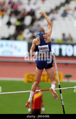 London, Großbritannien. 12 August, 2017. IAAF Weltmeisterschaften, Queen Elizabeth Olympic Park, Stratford, London, UK. Foto: Simon Balson/Alamy leben Nachrichten Stockfoto