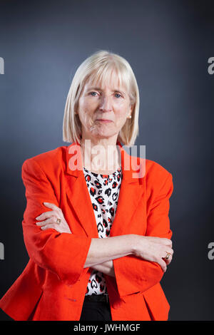 Edinburgh, Großbritannien. 13 Aug, 2017. Sheila Szatkowski, Historiker und Schriftsteller, beim Edinburgh International Book Festival erscheinen. Credit: GARY DOAK/Alamy leben Nachrichten Stockfoto