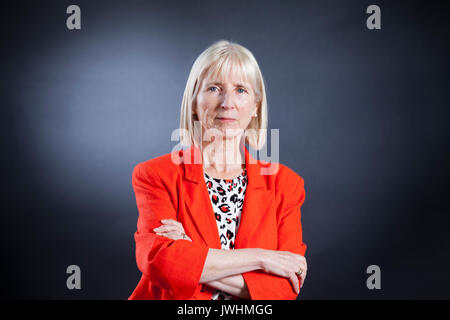 Edinburgh, Großbritannien. 13 Aug, 2017. Sheila Szatkowski, Historiker und Schriftsteller, beim Edinburgh International Book Festival erscheinen. Credit: GARY DOAK/Alamy leben Nachrichten Stockfoto