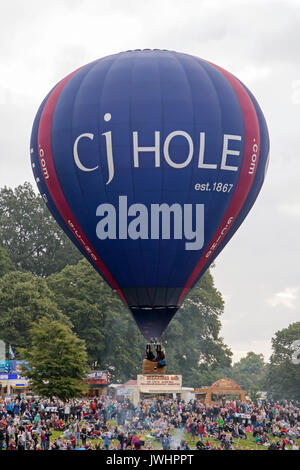 G-CIHO Cameron Z-77 CJ Loch an der Bristol International Balloon Fiesta 2017 in Ashton Hof Immobilien in Bristol, England statt. Stockfoto