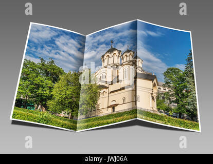 Sts. Cyrill und Methodius Kirche ist die einzige Serbisch-orthodoxe Kirche in Ljubljana, Slowenien, Europa Stockfoto