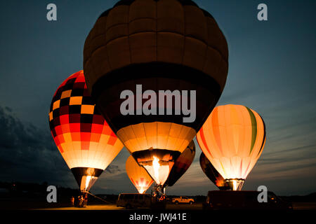 Defiance, oh Hot Air Balloon Festival, 2017 Stockfoto