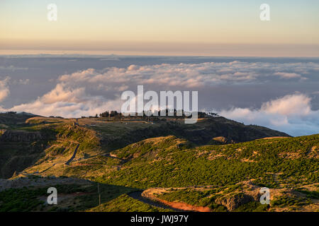Blick vom Pico Do Arieiro Stockfoto