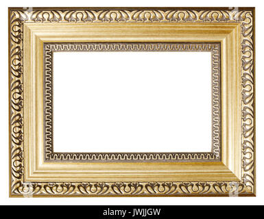 Gold bemalt Bilderrahmen Stockfoto