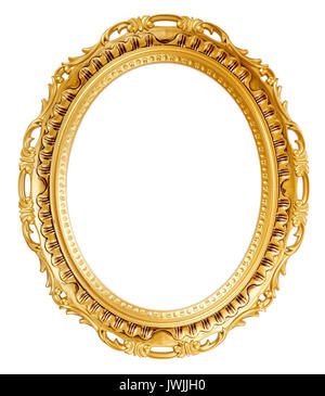 Gold bemalt Bilderrahmen Stockfoto